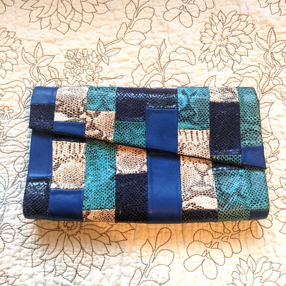Anthropologie Deepa Gurnani Patchwork Clutch